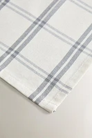 CHECK COTTON NAPKINS (SET OF 2
