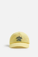 CASQUETTE TEXTE BROD