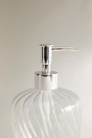 SCALLOPED SOAP DISPENSER