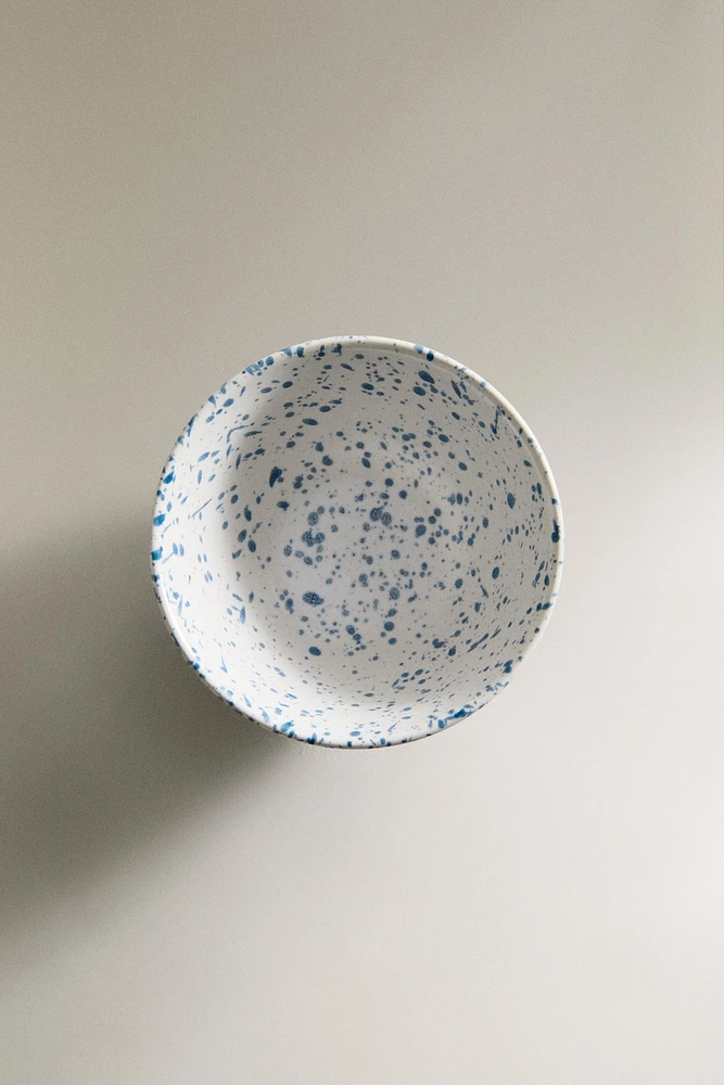 SPLATTERED STONEWARE MINI BOWL
