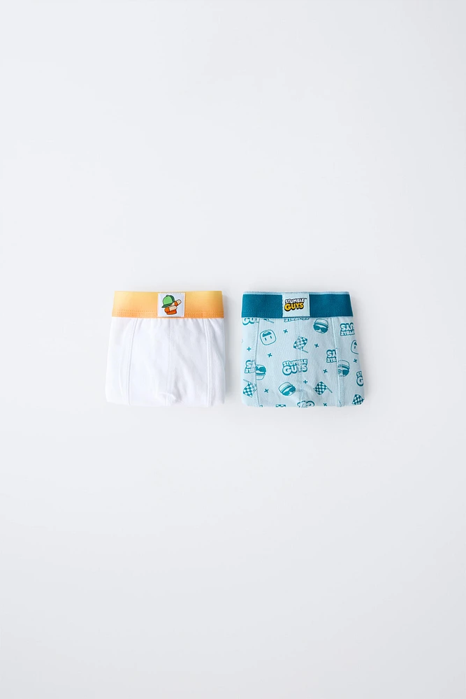 AGES 6-14/ TWO-PACK OF STUMBLE GUYS ™ © SCOPELY BOXERS