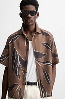 LEAF PRINT SHIRT