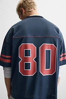 T-SHIRT STRUCTURE OUVERTE VARSITY