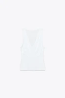 FLOWY DRAPED TOP
