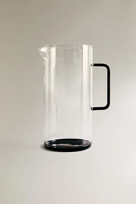 CONTRAST BOROSILICATE GLASS PITCHER