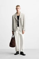VESTE DE COSTUME STRUCTURÉE AVEC LIN