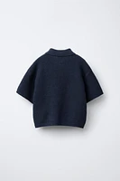 POLO EN MAILLE WAFFLE