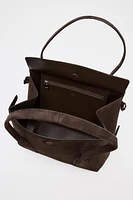 LEATHER CITY BAG