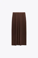 MIDI SKIRT WITH BUTTONS