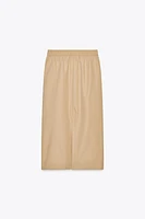 SIDE STRIPE MIDI SKIRT