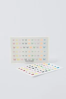 GLITTER BUTTERFLIES ZARA FACE STICKERS