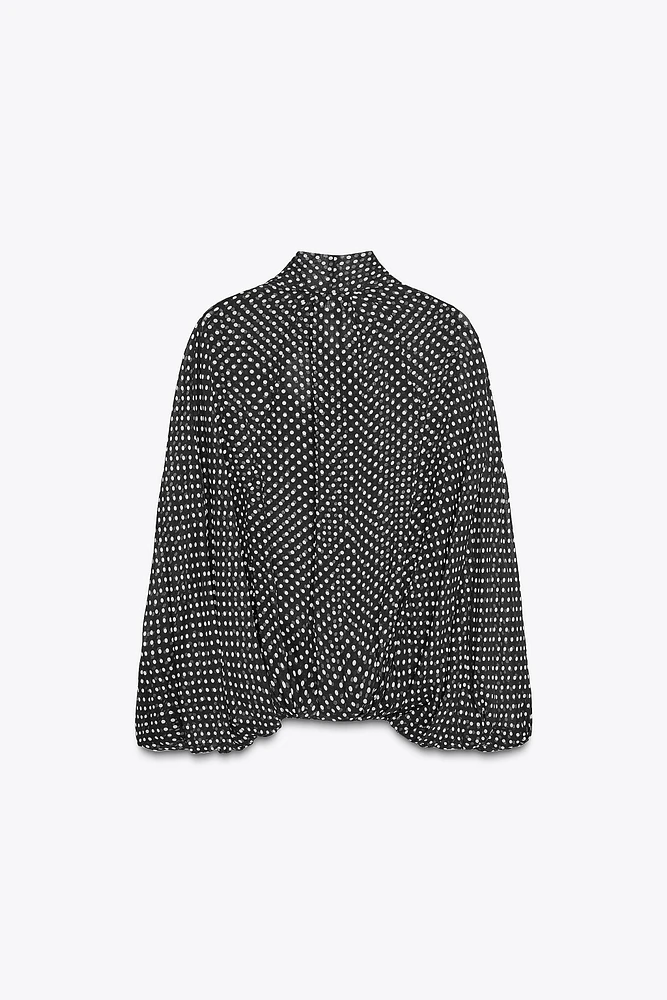 CAPE TIE BLOUSE ZW COLLECTION