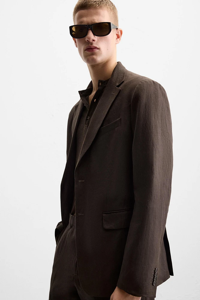 100% LINEN SUIT BLAZER
