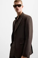 100% LINEN SUIT BLAZER