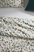 FLORAL PRINT SATEEN DUVET COVER