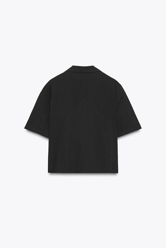 FLOWY POCKET SHIRT