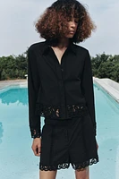 ZW COLLECTION CROCHET SHIRT