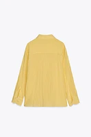 CHEMISE FROISSÉE À RAYURES ZW COLLECTION
