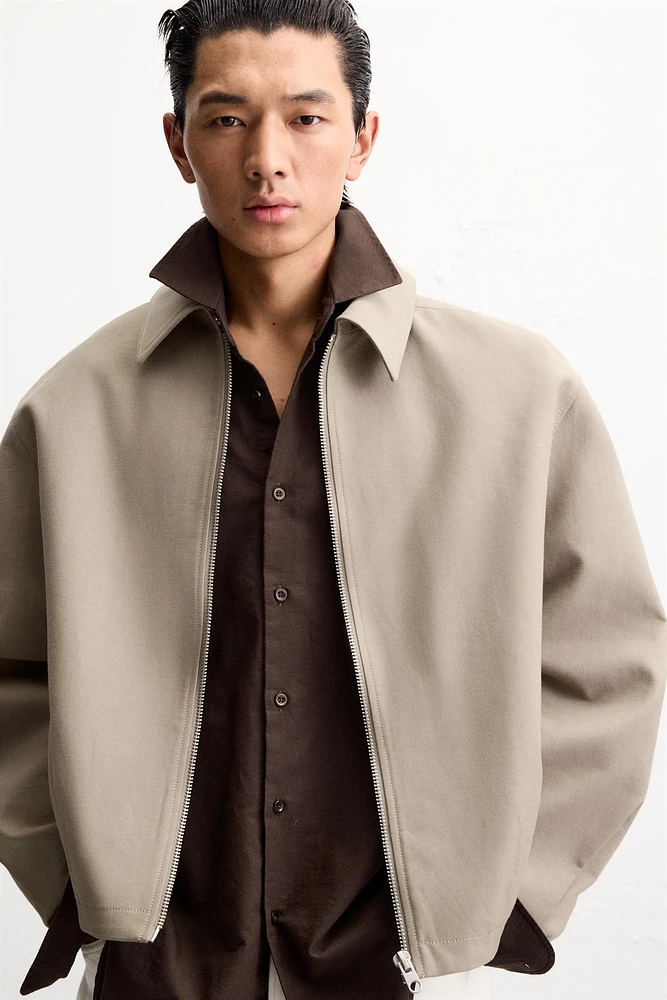RELAXED FIT CONTRAST JACKET