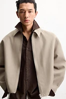 RELAXED FIT CONTRAST JACKET