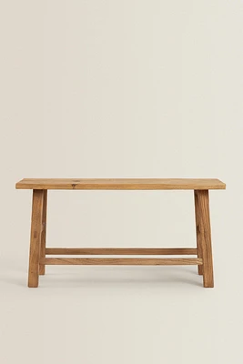 ELM WOOD BENCH