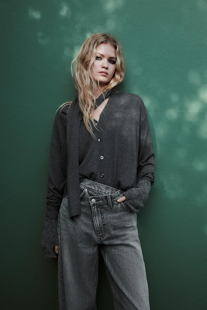 JEAN TRF BAGGY TAILLE CROISÉE NORMALE