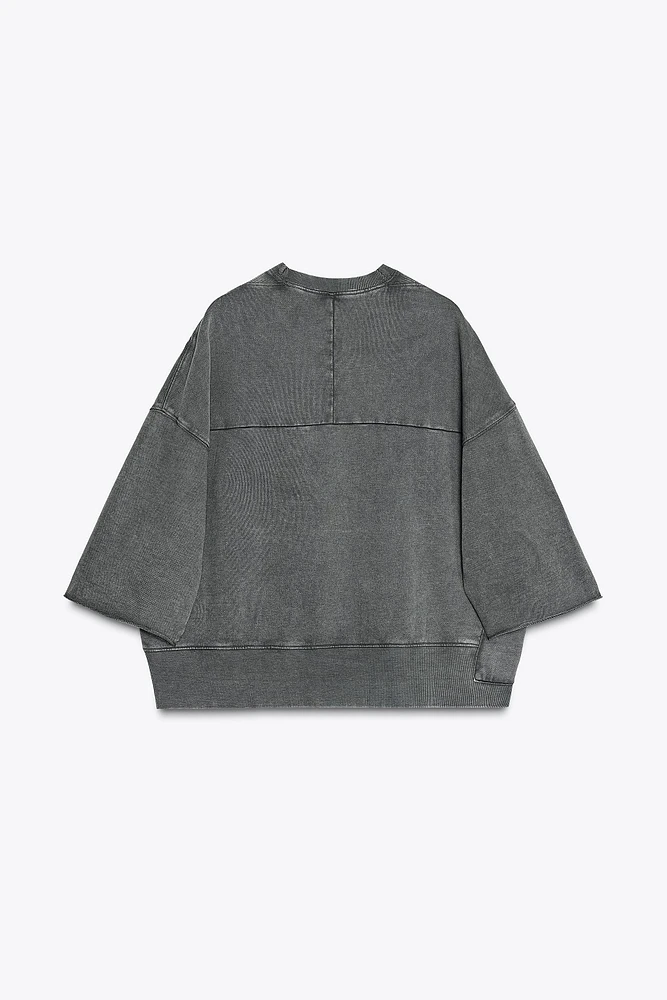 WASHED SWEATSHIRT