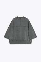 WASHED SWEATSHIRT