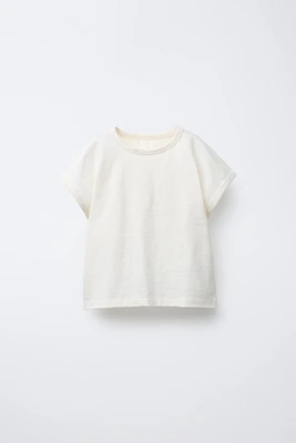 SLUB PLAIN T-SHIRT