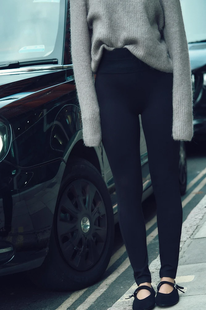 WIDE WAISTBAND LEGGINGS