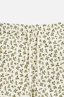 FLORAL PRINT MID-LENGTH SWIMSUIT