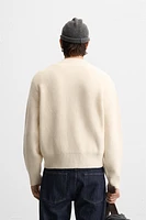 ZIPPERED KNIT JACKET