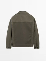 Veste coton et lin avec poches