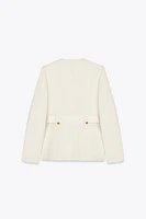WIDE BELT BLAZER