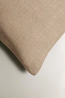 HOUSSE DE COUSSIN JUTE ET COTON