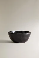 DECORATIVE IRREGULAR TERRACOTTA BOWL