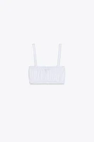 POPLIN CROP TOP