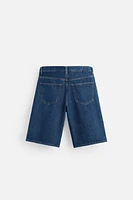 BERMUDA EN DENIM BAGGY FIT