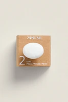 SET OF OVAL MARBLE KNOBS (SET OF 2)