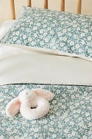 HOUSSE DE COUETTE ENFANT FLEURS TROPICALES