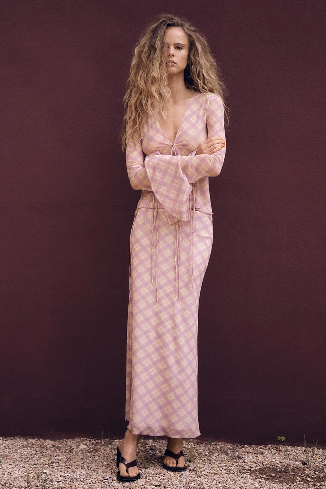 JUPE EN TULLE IMPRIMÉE