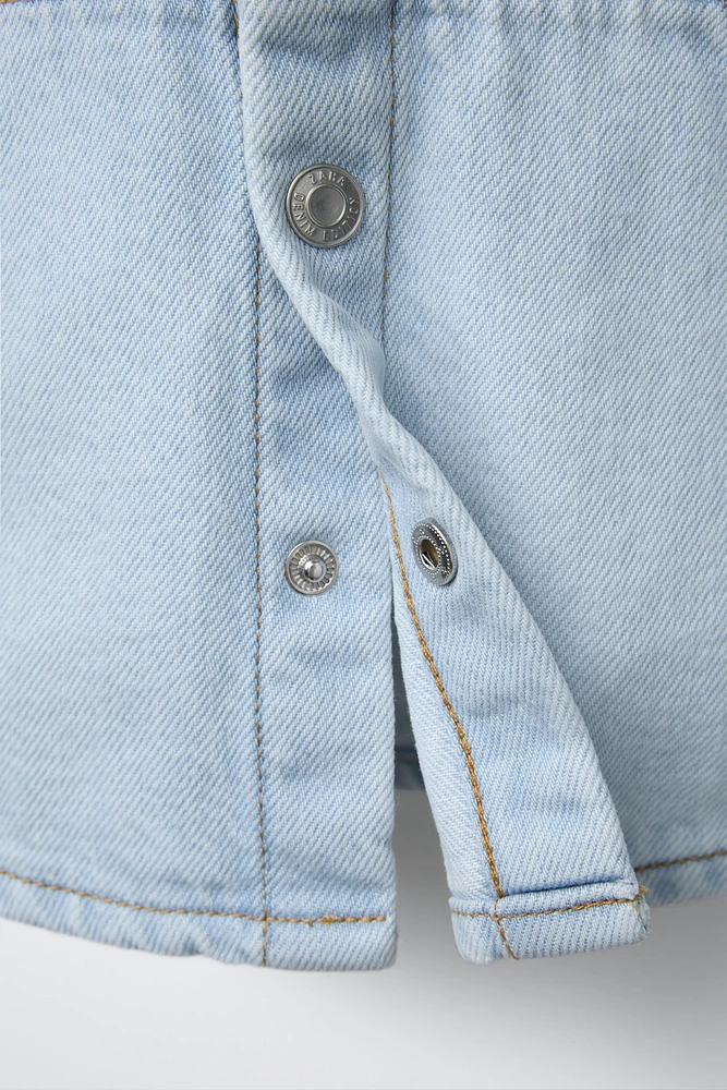 SURCHEMISE EN JEAN À CAPUCHE