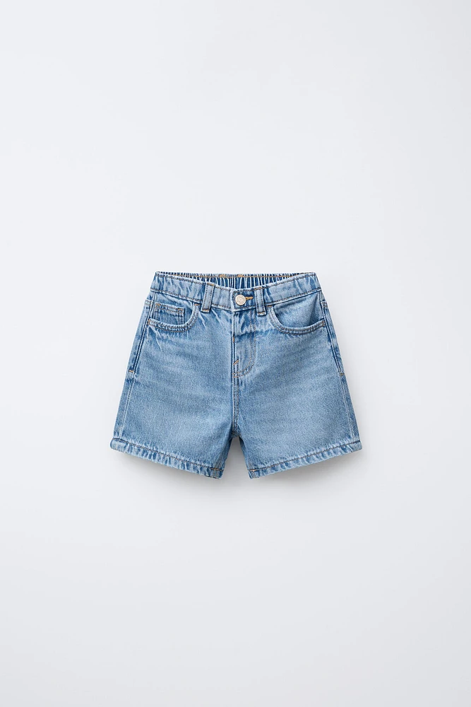DENIM BERMUDA SHORTS