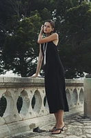 ROBE MIDI EN LIN 100 % ZW COLLECTION
