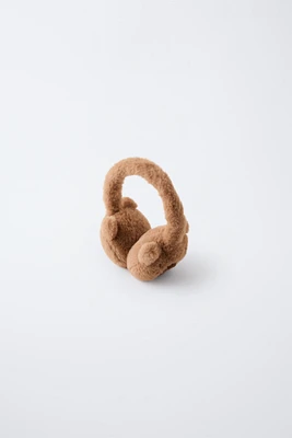 FAUX FUR CAPYBARA EAR MUFFS
