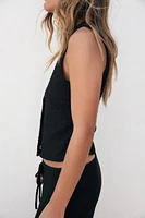 STRUCTURED VEST TOP