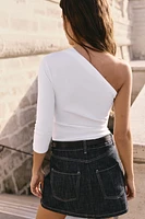 HAUT CÔTELÉ ASYMÉTRIQUE