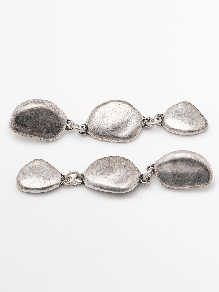 Boucles d’oreilles pendantes feuille