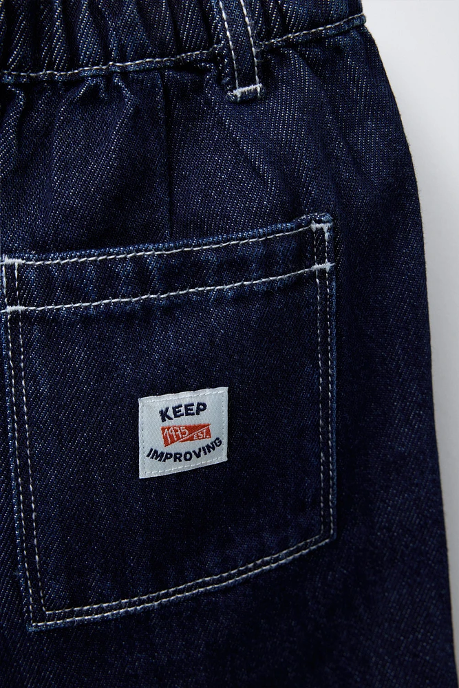 BAGGY LABEL JEANS