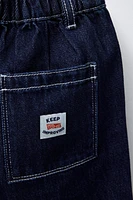 BAGGY LABEL JEANS